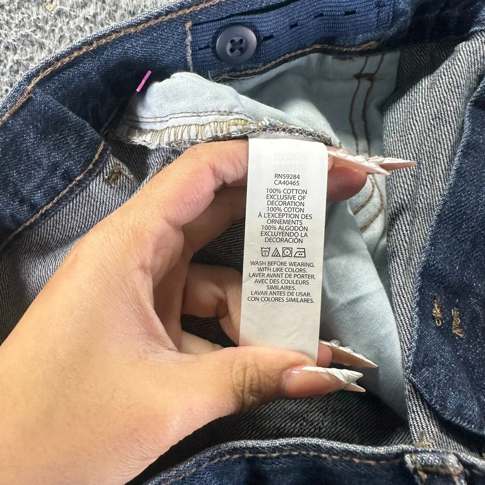 The Children's Place Jeans Boys 20H Blue Cotton Denim Straight Leg Faded Travel
